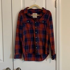 Mossimo Supply Co flannel top, size Large.